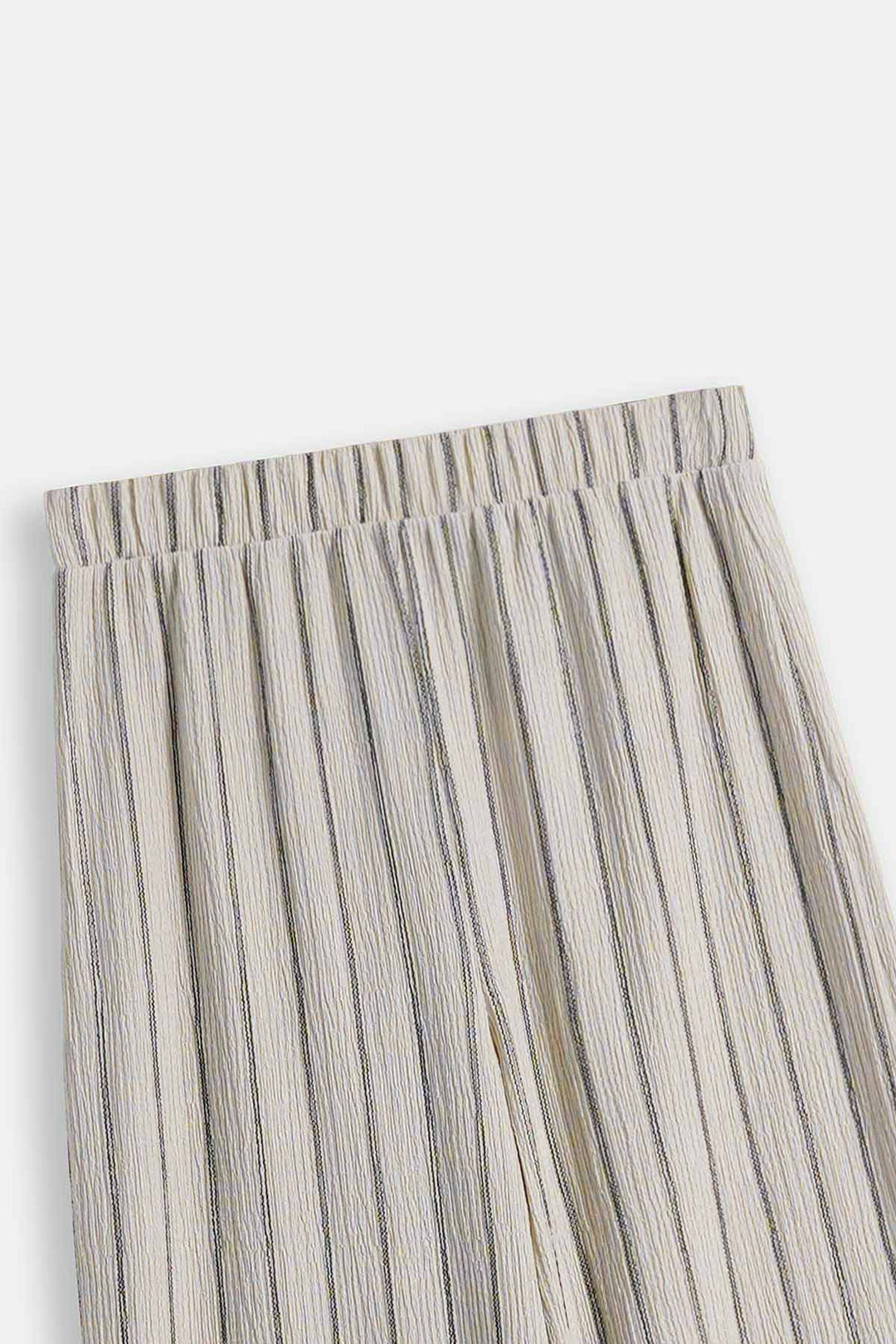 WHITE STRIPPED PANTS