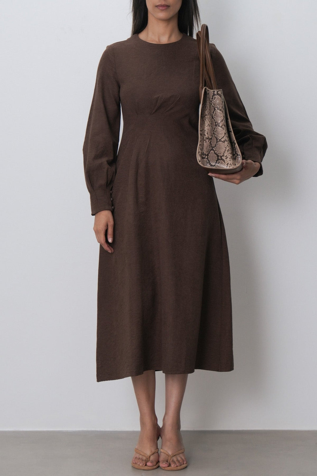 SUEDETTE DRESS