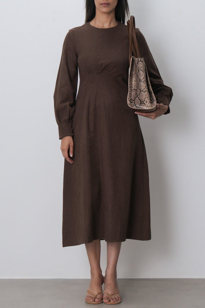 SUEDETTE DRESS