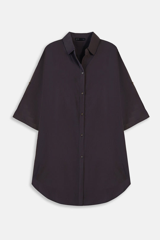 CHOCOLATE STONEWASH TUNIC