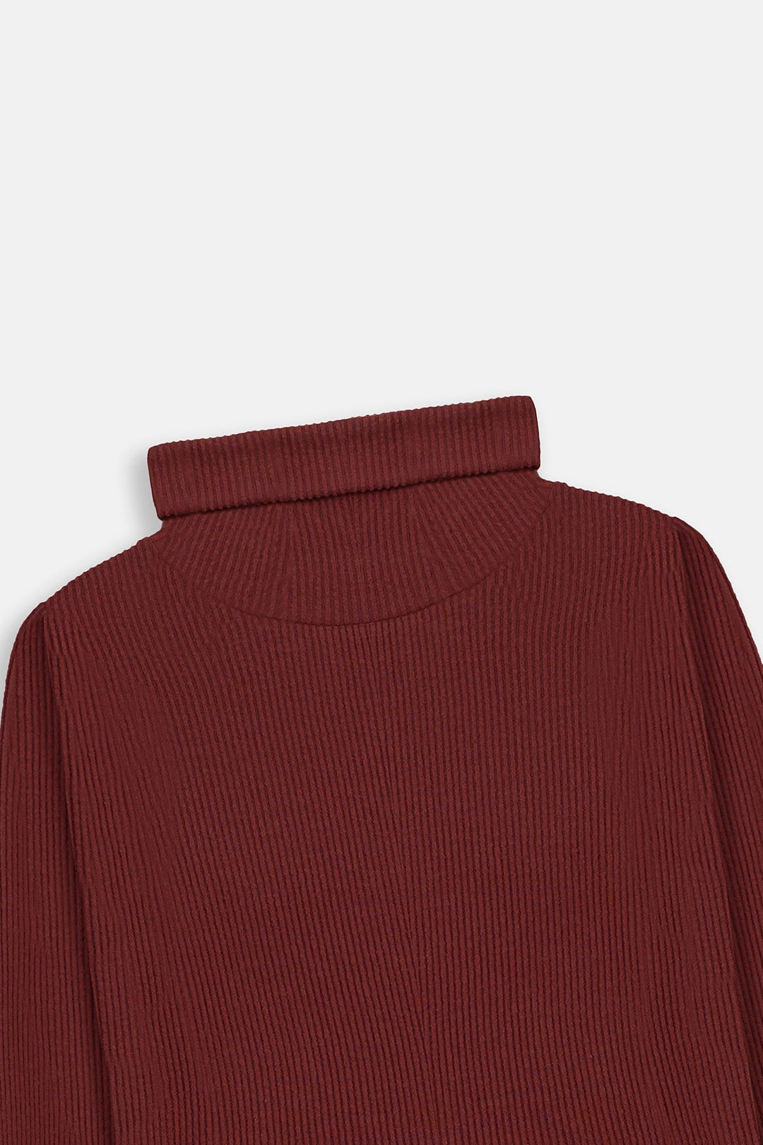 RUST SOFT KNIT PULLOVER