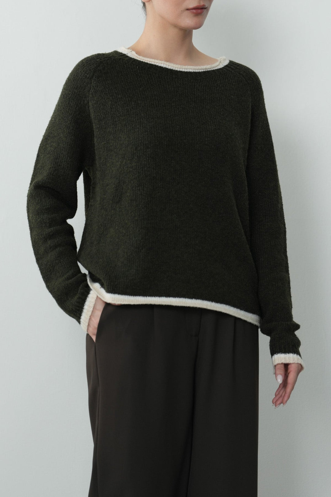 TIPPED EDGE SWEATER