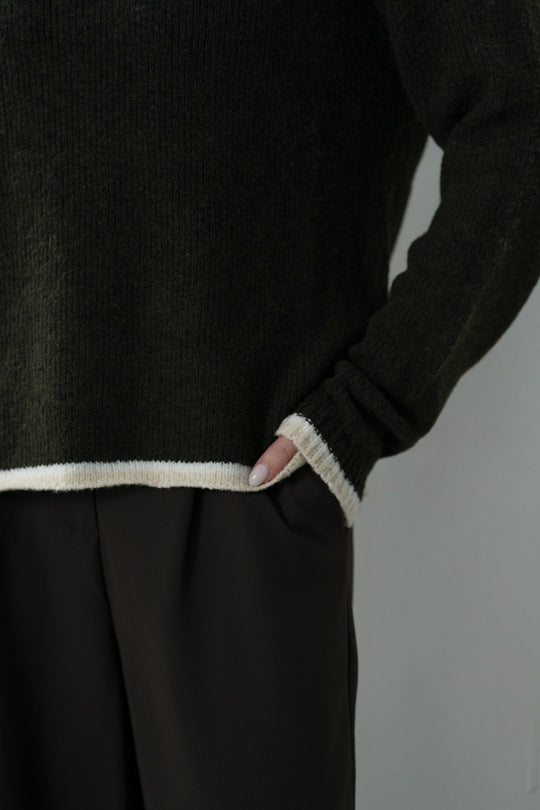 TIPPED EDGE SWEATER