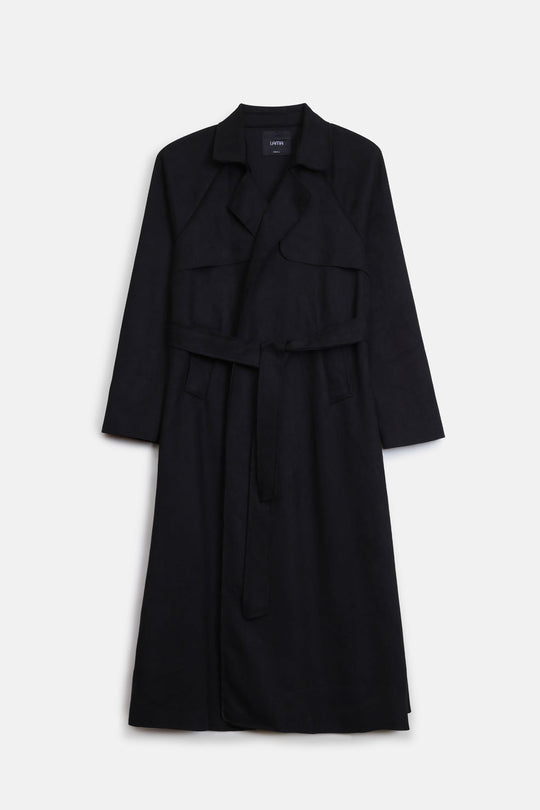 TRENCH SUEDETTE COAT