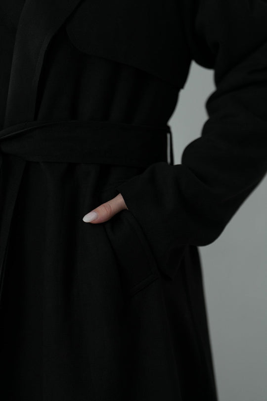 TRENCH SUEDETTE COAT