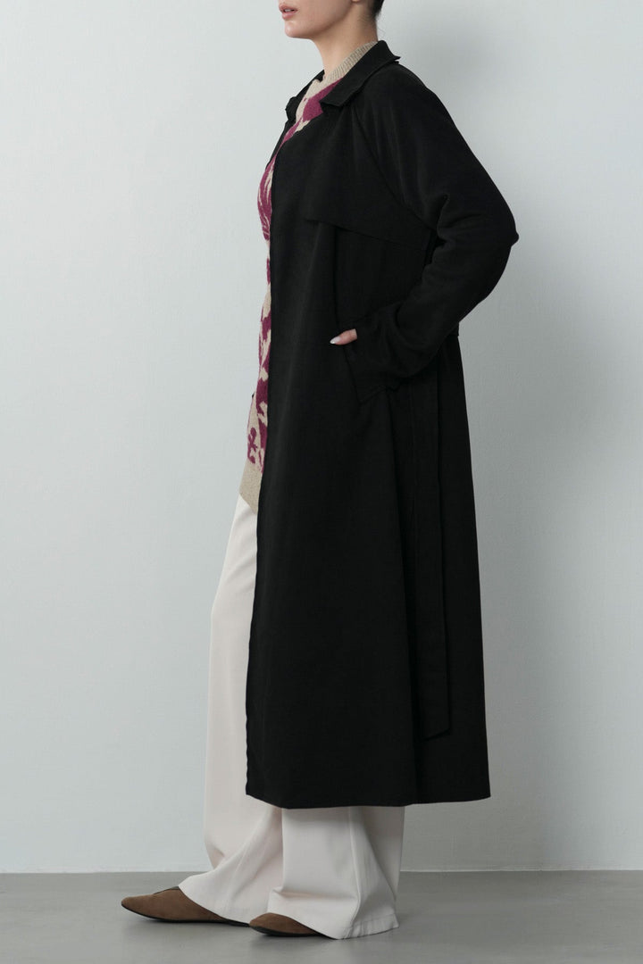 TRENCH SUEDETTE COAT