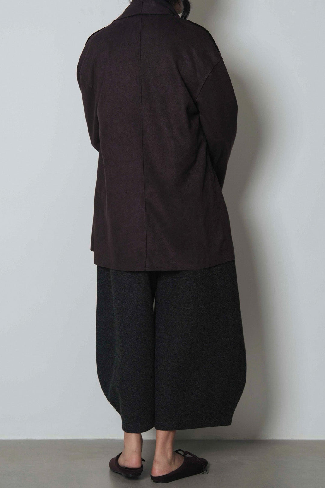 WATERFALL SUEDETTE COAT