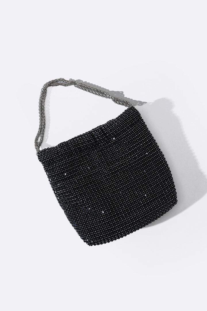 BLACK COCKTAIL PARTY CROSSBODY