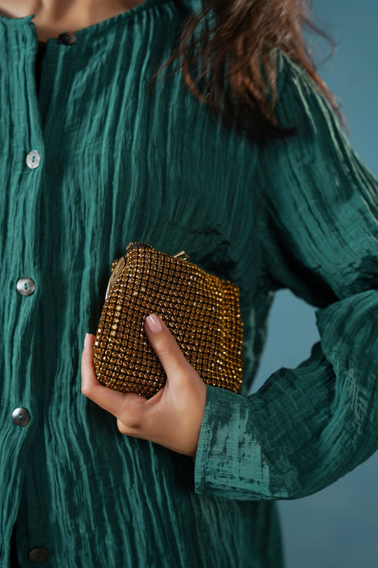 GOLD NIGHT OUT MINI PURSE