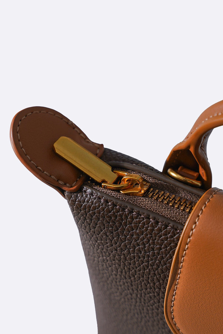 COFFEE SMALL LOTUS CROSSBODY