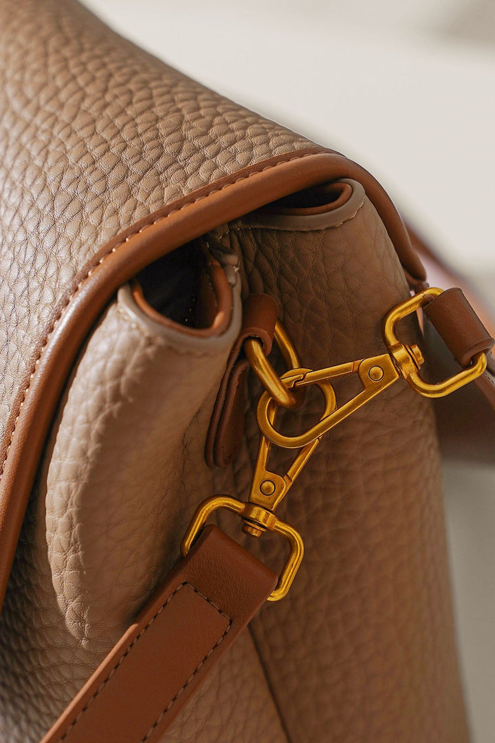 TAUPE BUTTER SHOULDER BAG