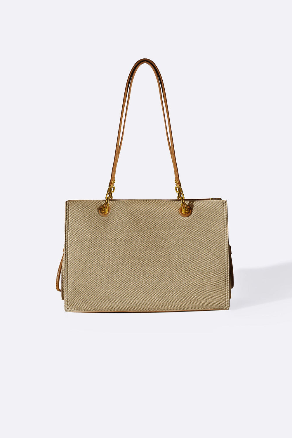 BEIGE GARRETTE LARGE TOTE