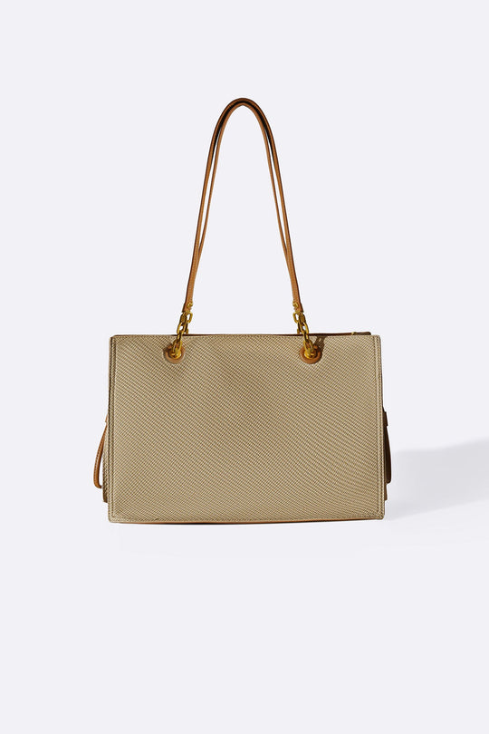 BEIGE GARRETTE LARGE TOTE