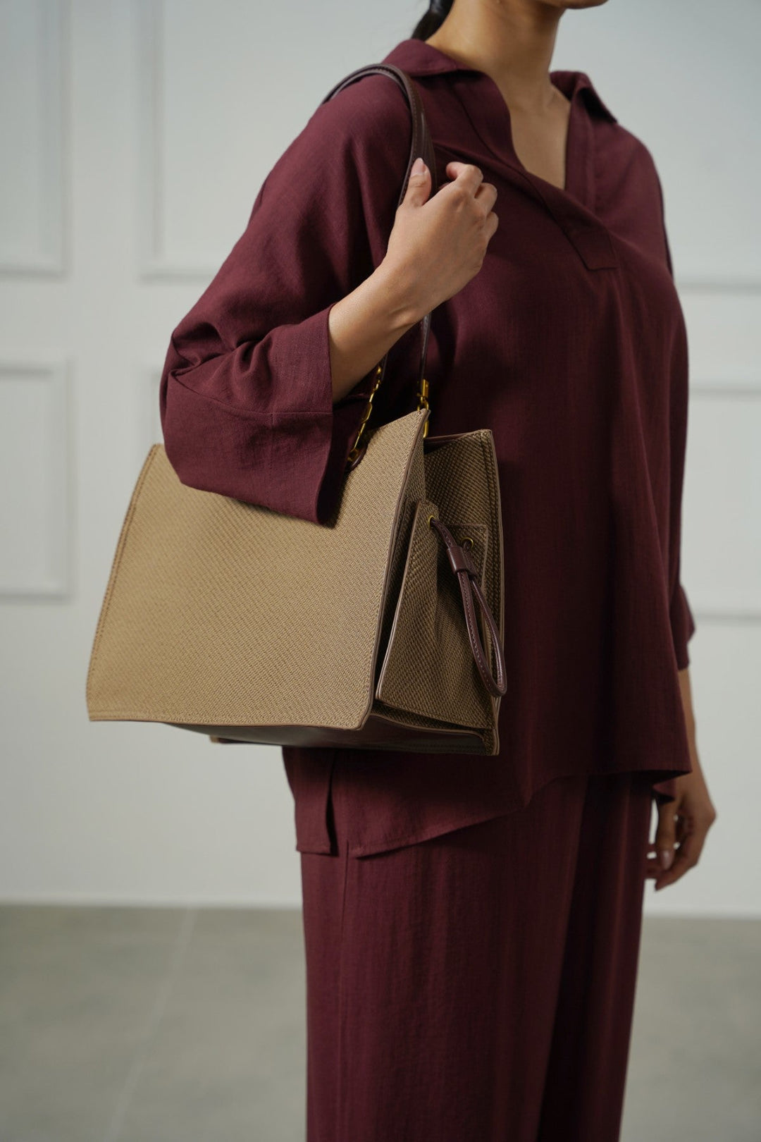 COFFEE GARRETTE LARGE TOTE