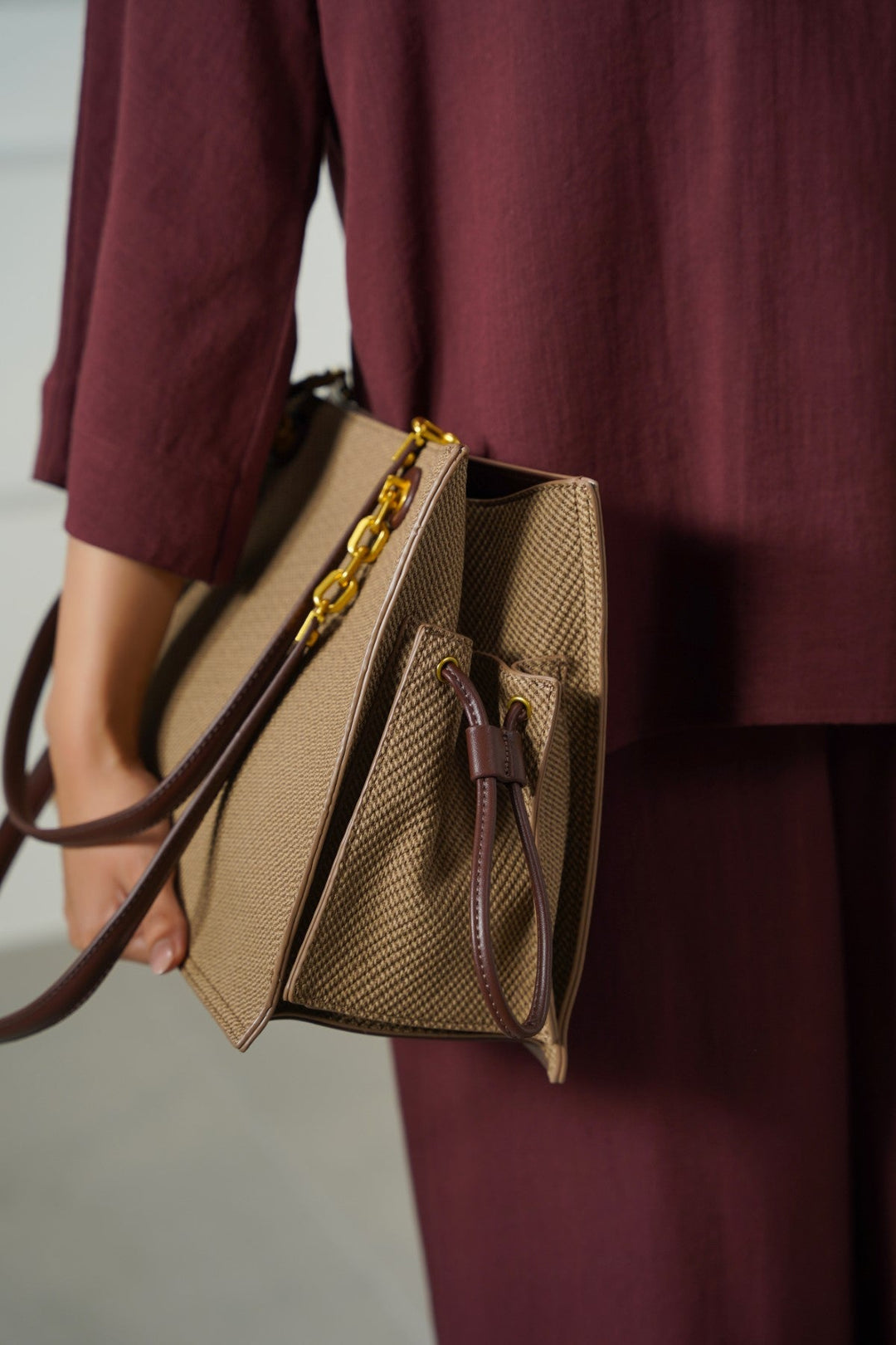 COFFEE GARRETTE LARGE TOTE