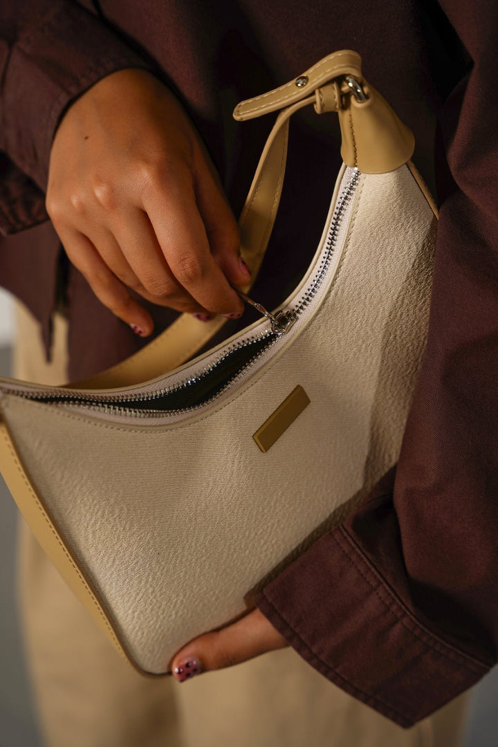 BEIGE CADDESI LONG STRAP BAG