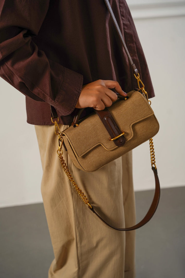 COFFEE YOLU TOP HANDLE BAG
