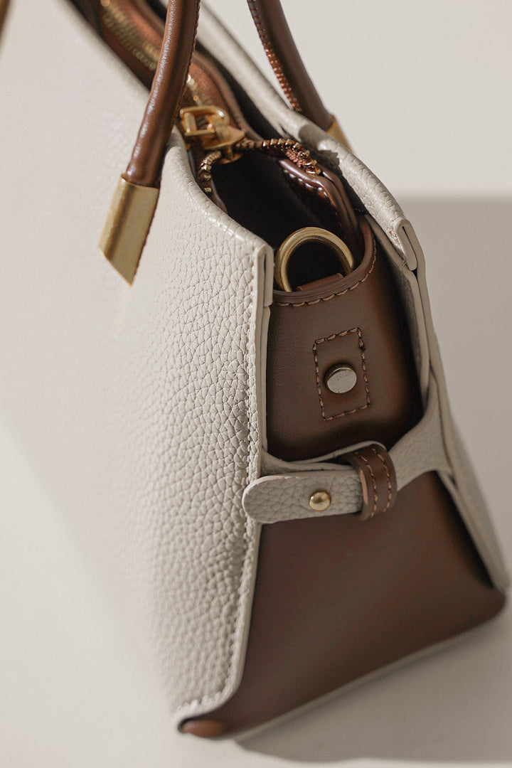 CREAM OAKLAND HANDLE BAG