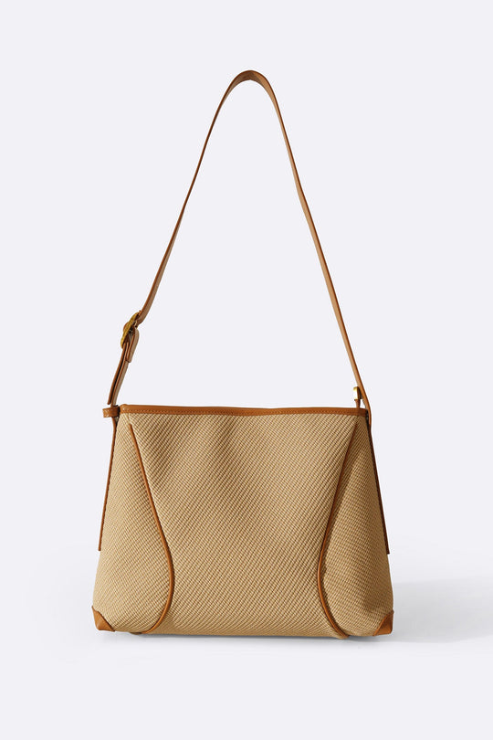 BEIGE RUMELI SHOULDER BAG