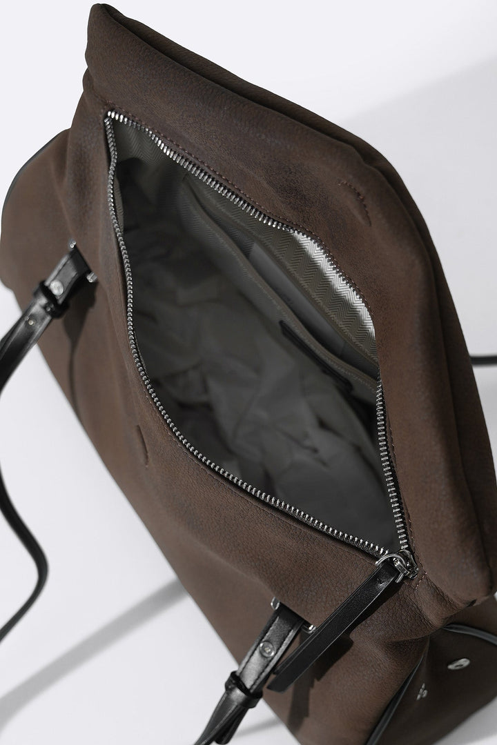 BROWN BARBAROS TOTE
