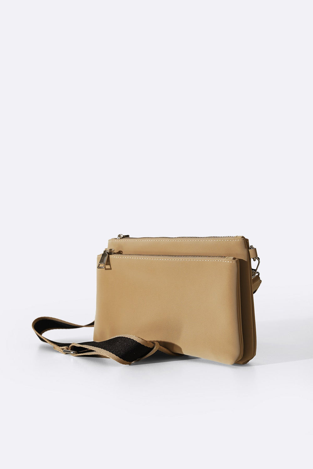 OFF WHITE VELVET PEACH CROSSBODY