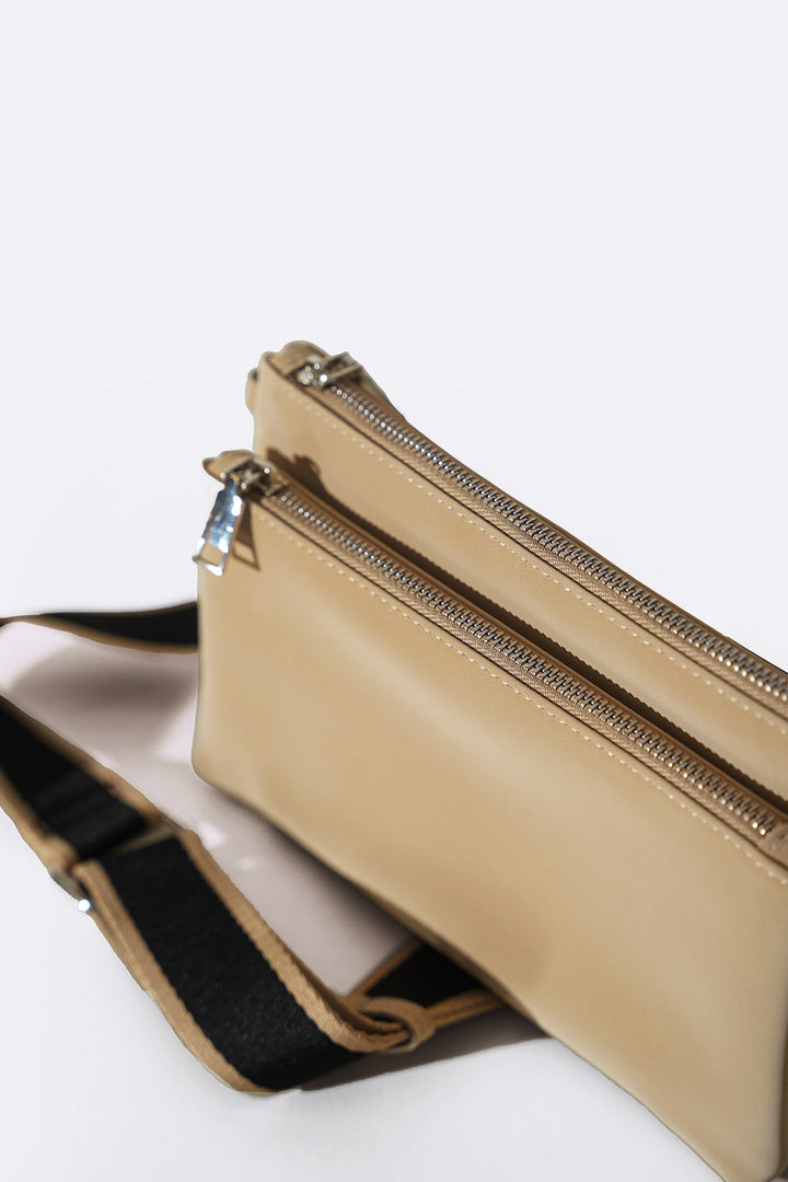 OFF WHITE VELVET PEACH CROSSBODY