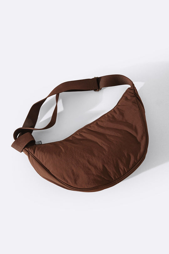 BROWN EASY TRAVEL CROSSBODY