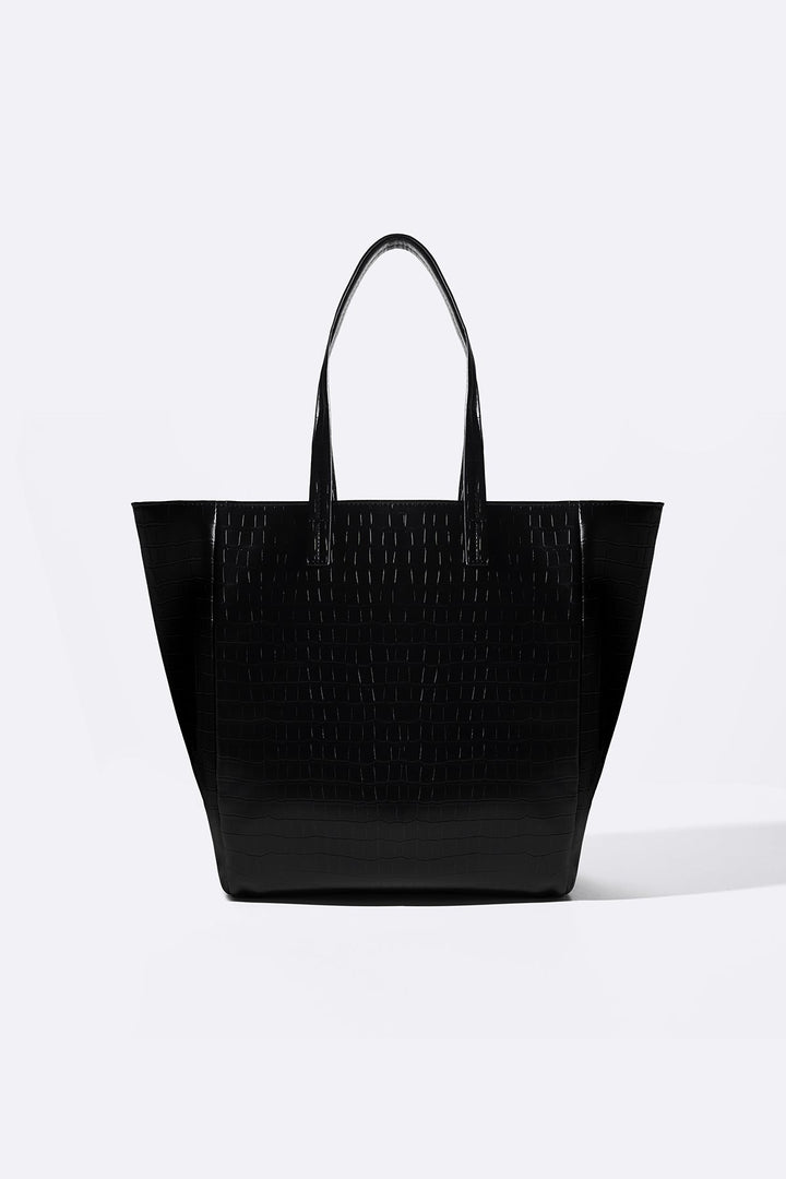 BLACK RAVELLO TOSS-IN TOTE