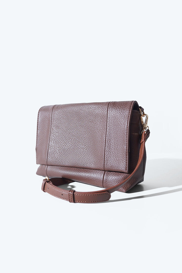 BROWN MENORA CROSSBODY BAG