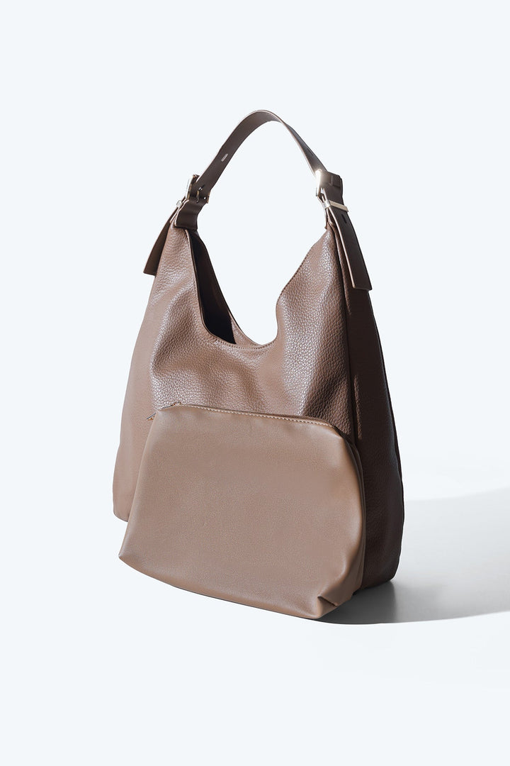 BROWN GOZO TRAVEL TOTE