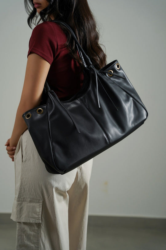 BLACK TULUM HOLIDAY BAG
