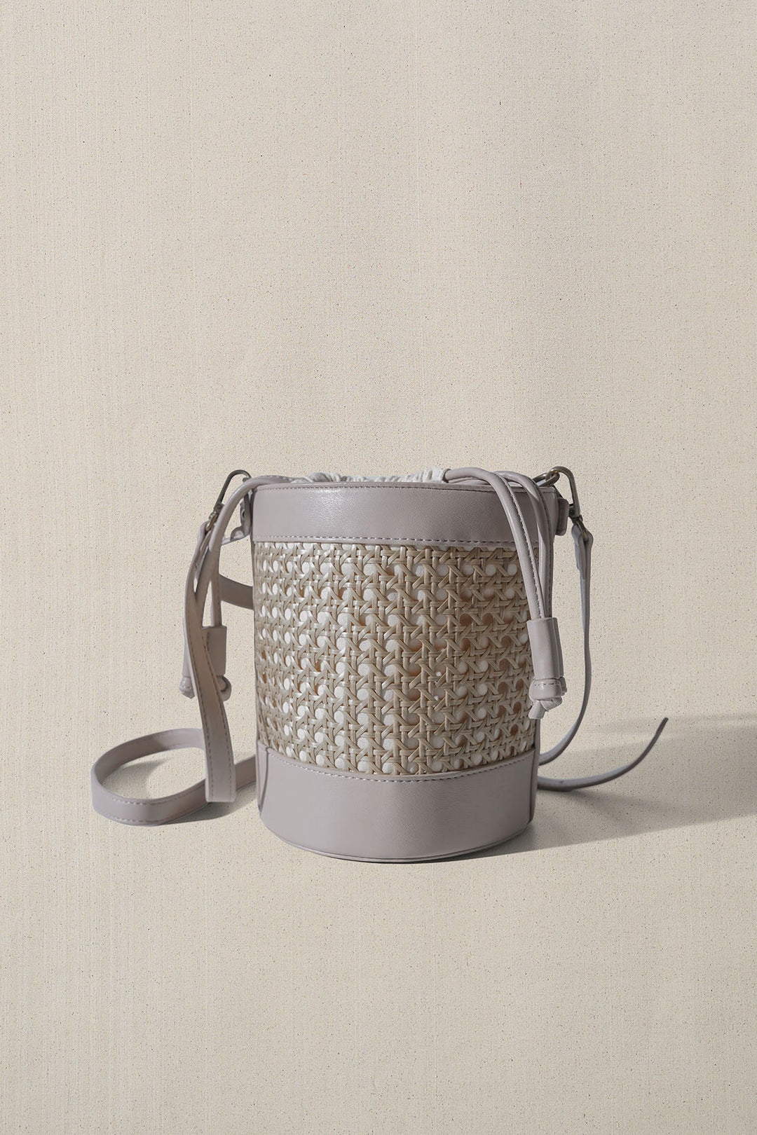 TAUPE TROPICANA BUCKET BAG