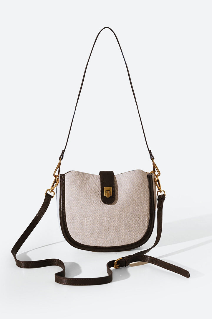 CREAM BADARO CROSSBODY BAG