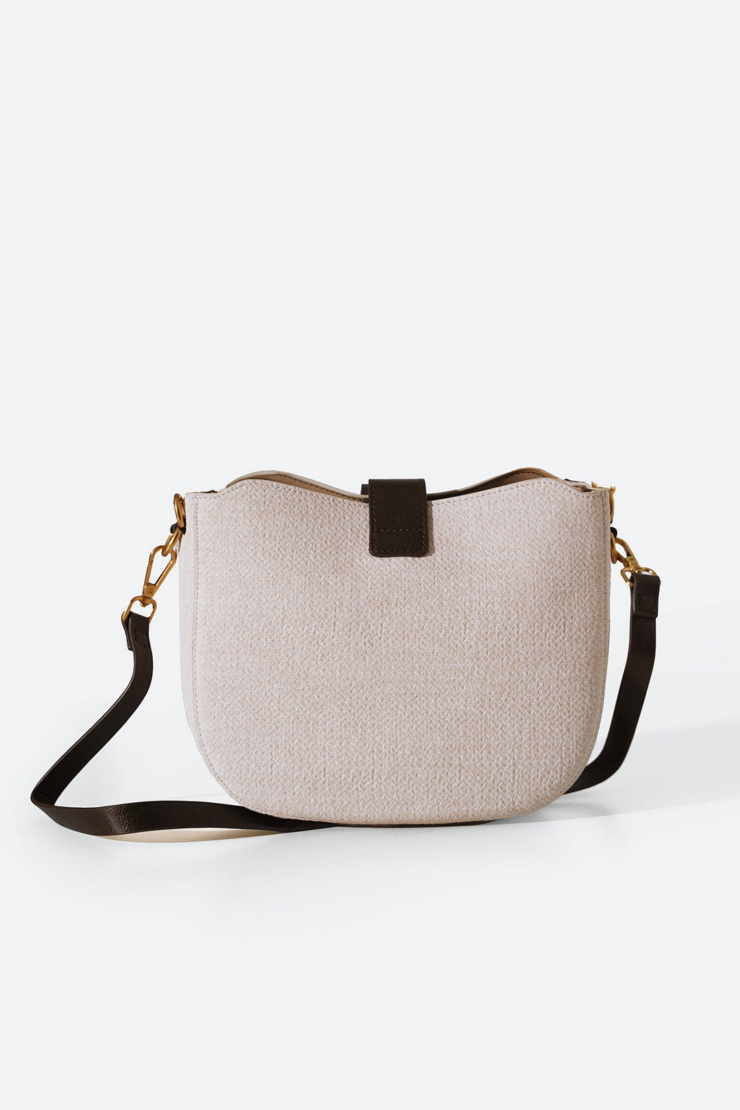 CREAM BADARO CROSSBODY BAG