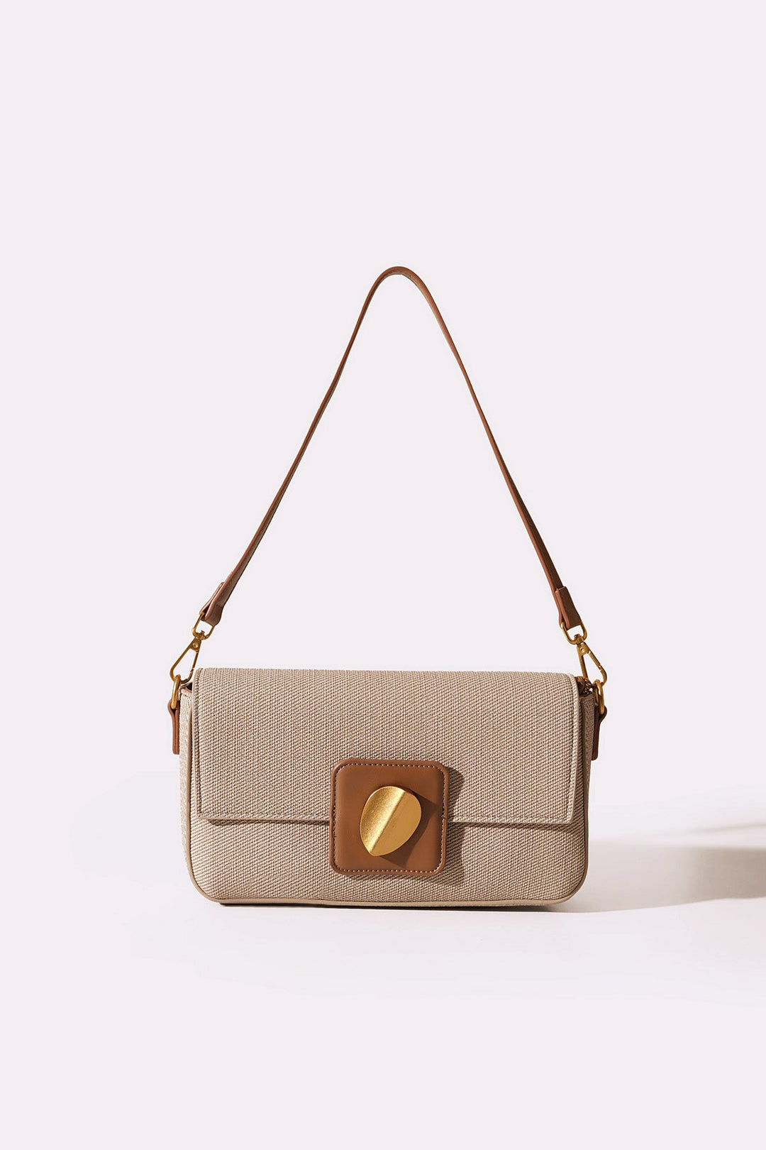 BEIGE STUDIO SHOULDER BAG