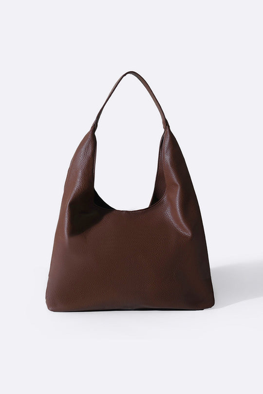 CHOCOLATE SLOUCHY SOFT TOTE
