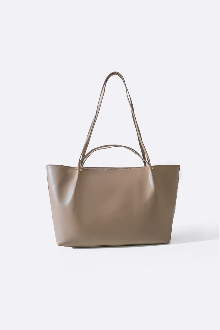 TAUPE RINGLEADER TOTE