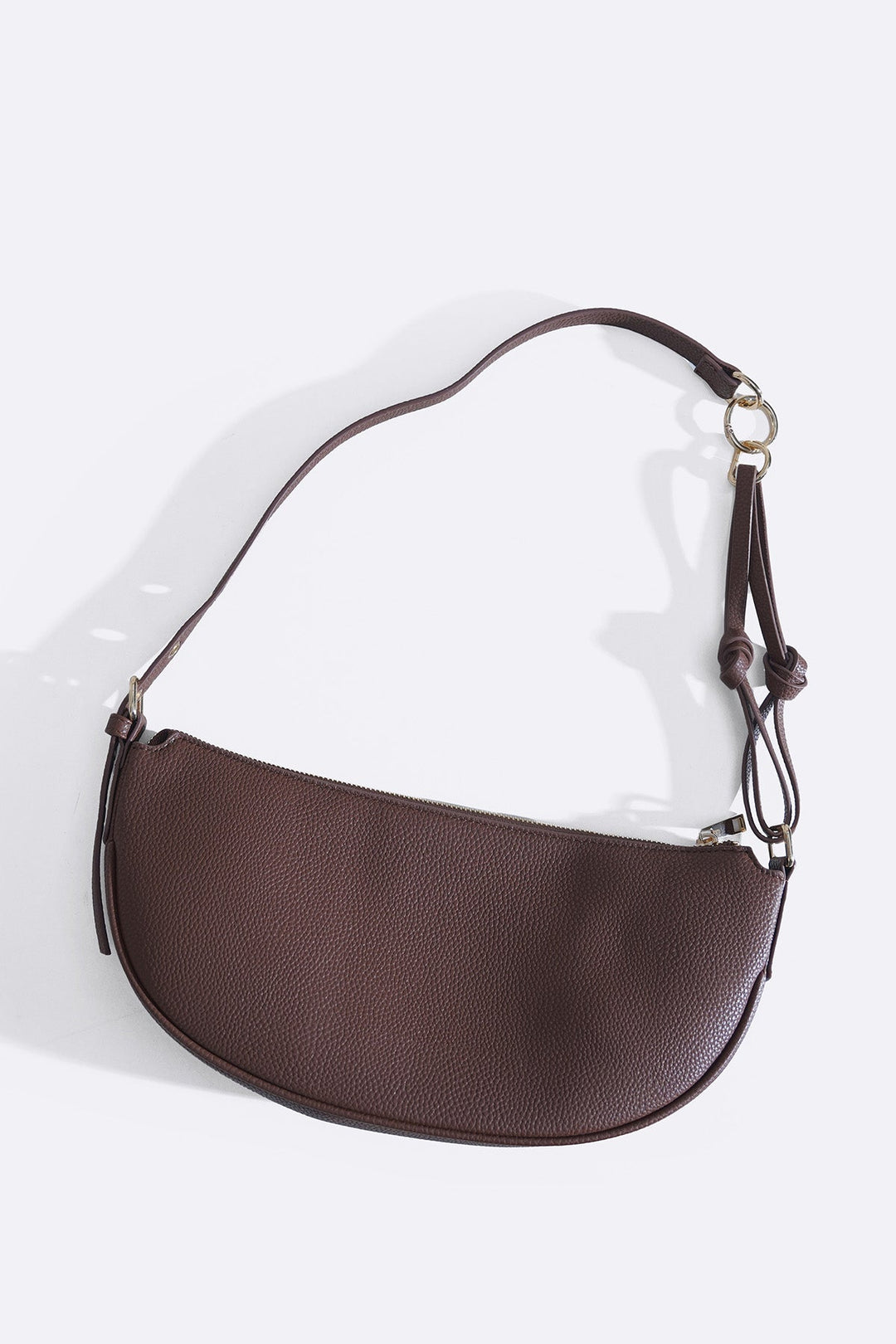BROWN AFTER HOURS SHOULDER BAG