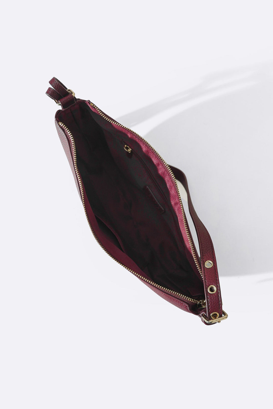 BURGUNDY AFTER HOURS SHOULDER BAG