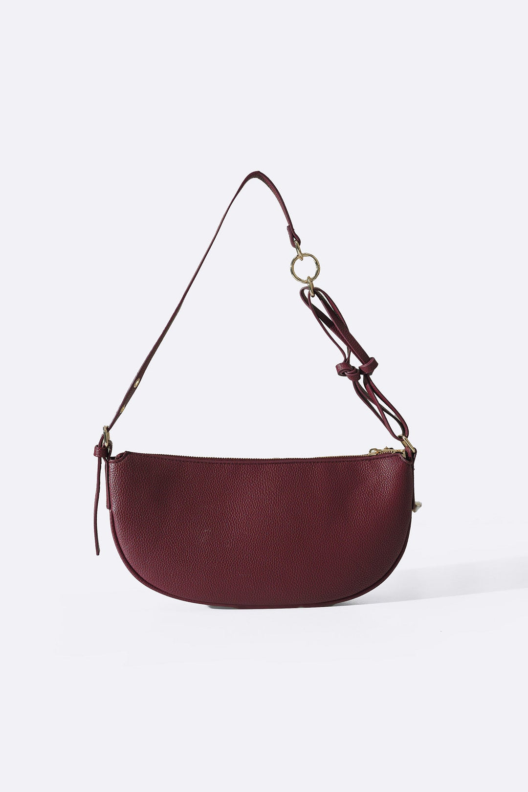 BURGUNDY AFTER HOURS SHOULDER BAG