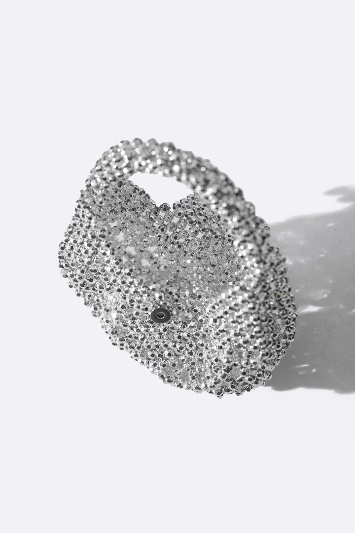 SILVER COCKTAIL CLUTCH