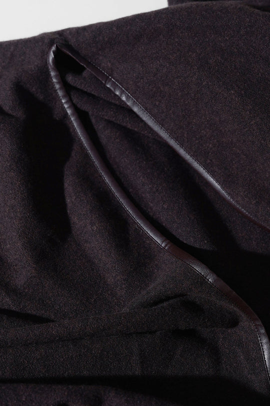 MOCHA EDGE LINED CAPE