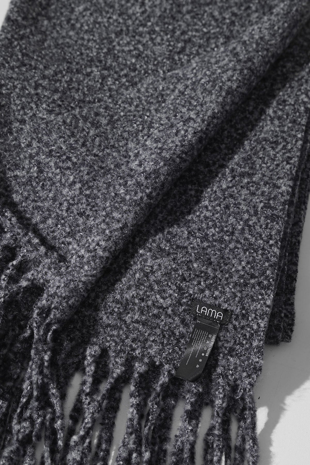 MELANGE GREY COZY MELANGE SCARF