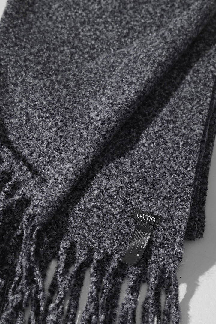 MELANGE GREY COZY MELANGE SCARF