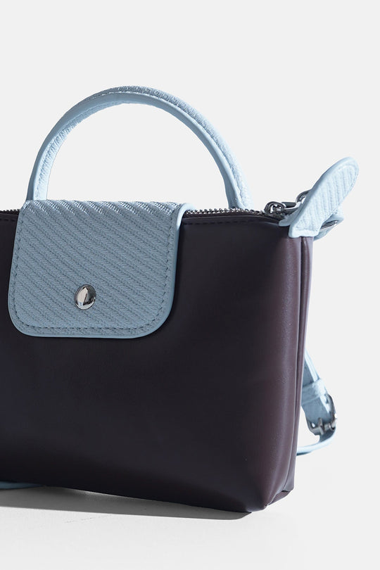 COFFEE SMALL LOTUS CROSSBODY