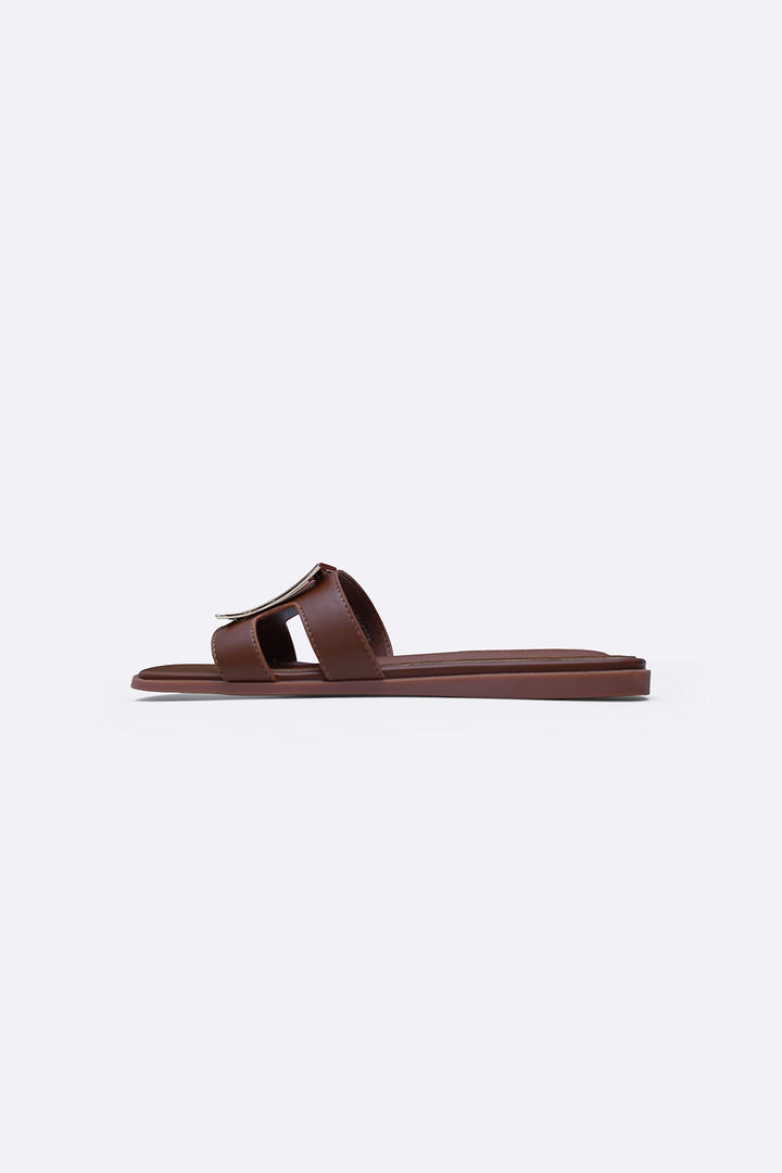 SQUARE BUCKLED SLIDES