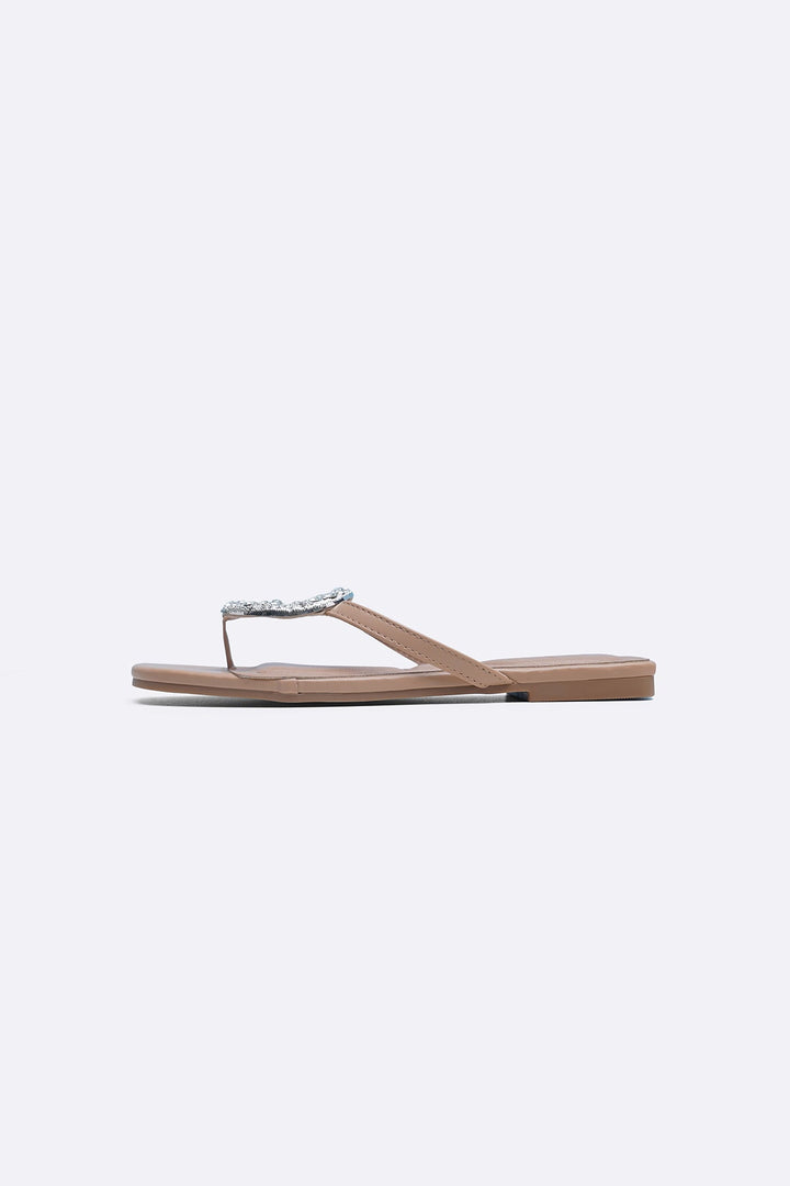 KHAKI BROOCH SLIDES