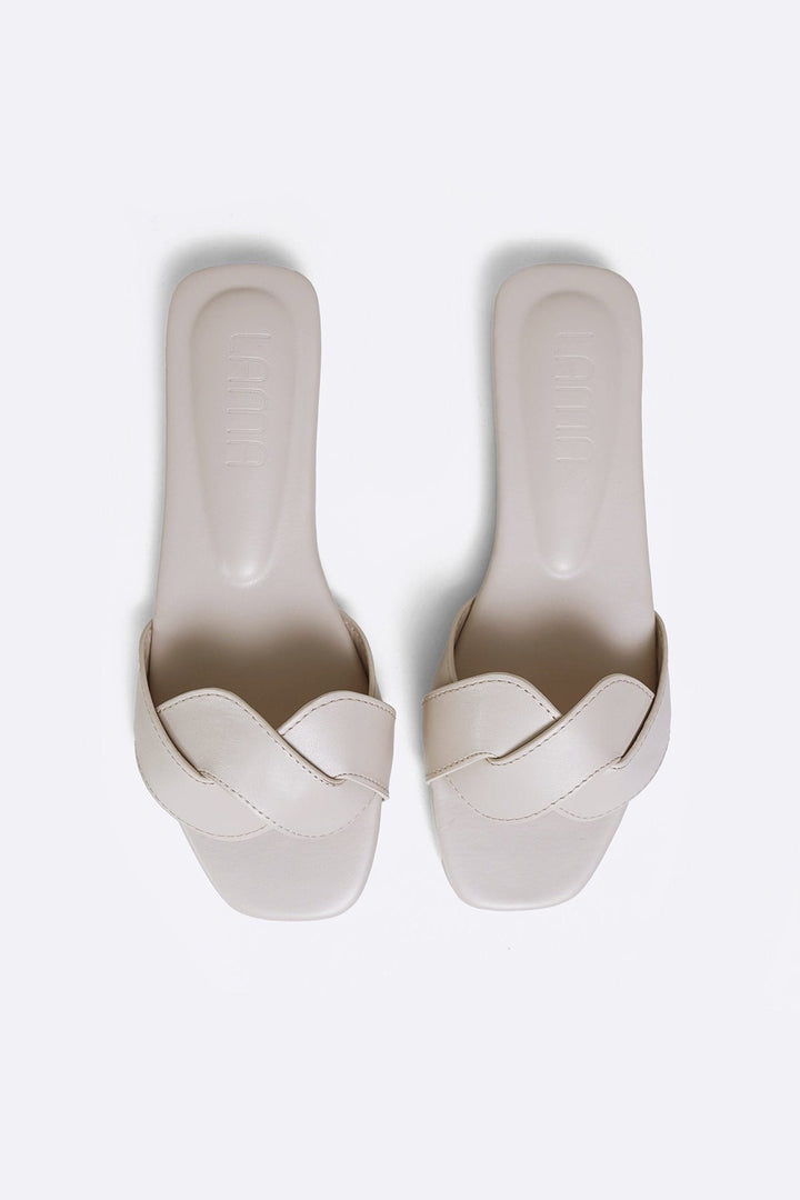 OFF WHITE TRENTO STITCH SLIDES