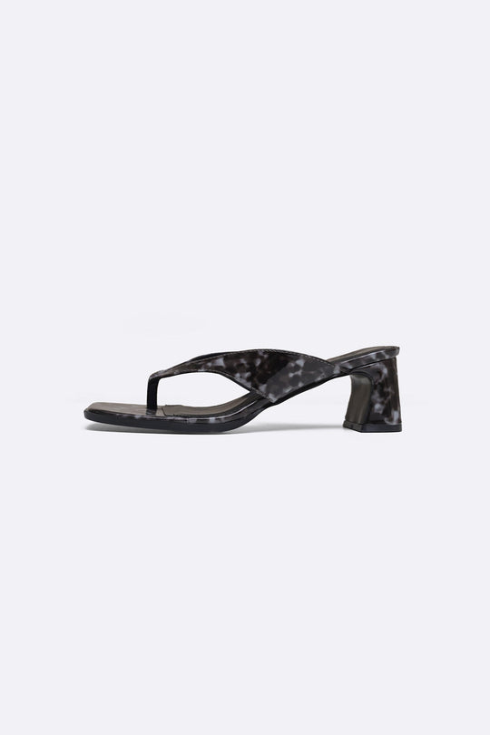 GREY TORTOISE SHELL HEELS