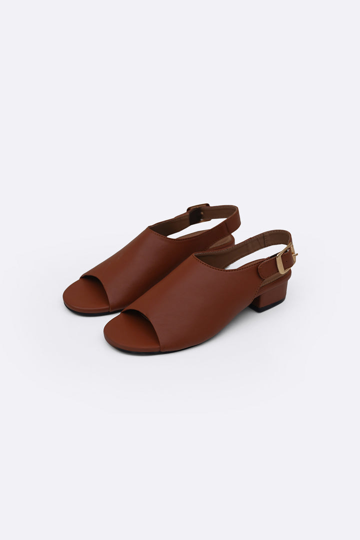 TAN MADRID BLOCK HEELS